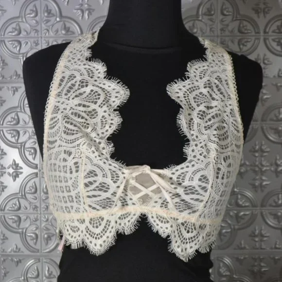 Victoria's Secret Lace Bra Bralette Longline - Picture 1 of 2